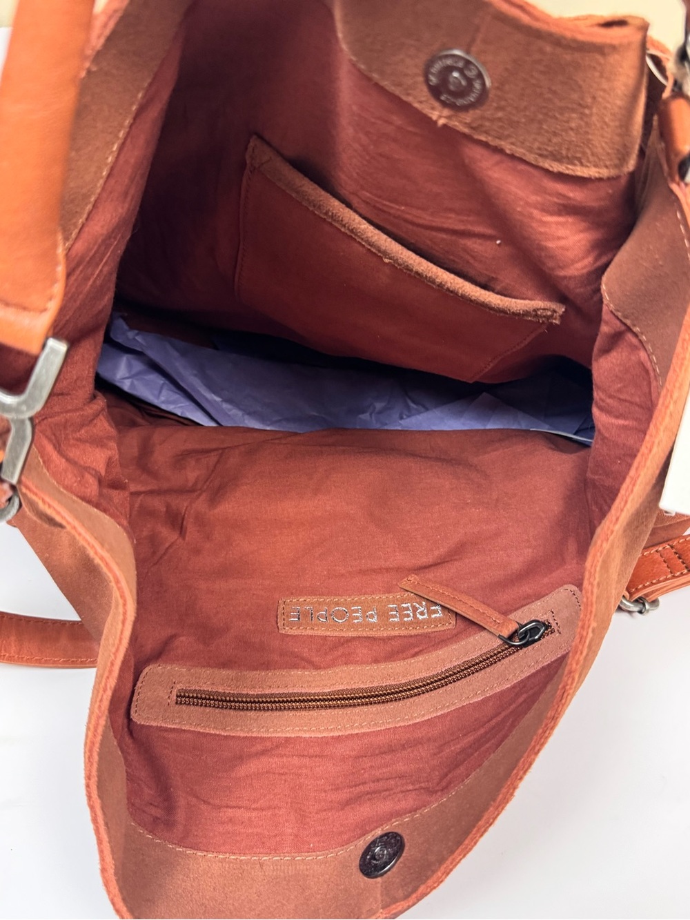 Free People Suzie Suede Slouchy Tote Bag - Picture 12 of 17